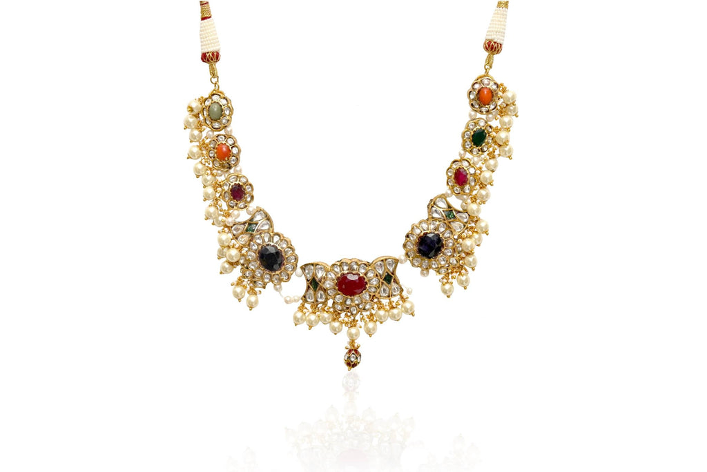 Multi-Stone Pearl Jewellery Set By Fluorite