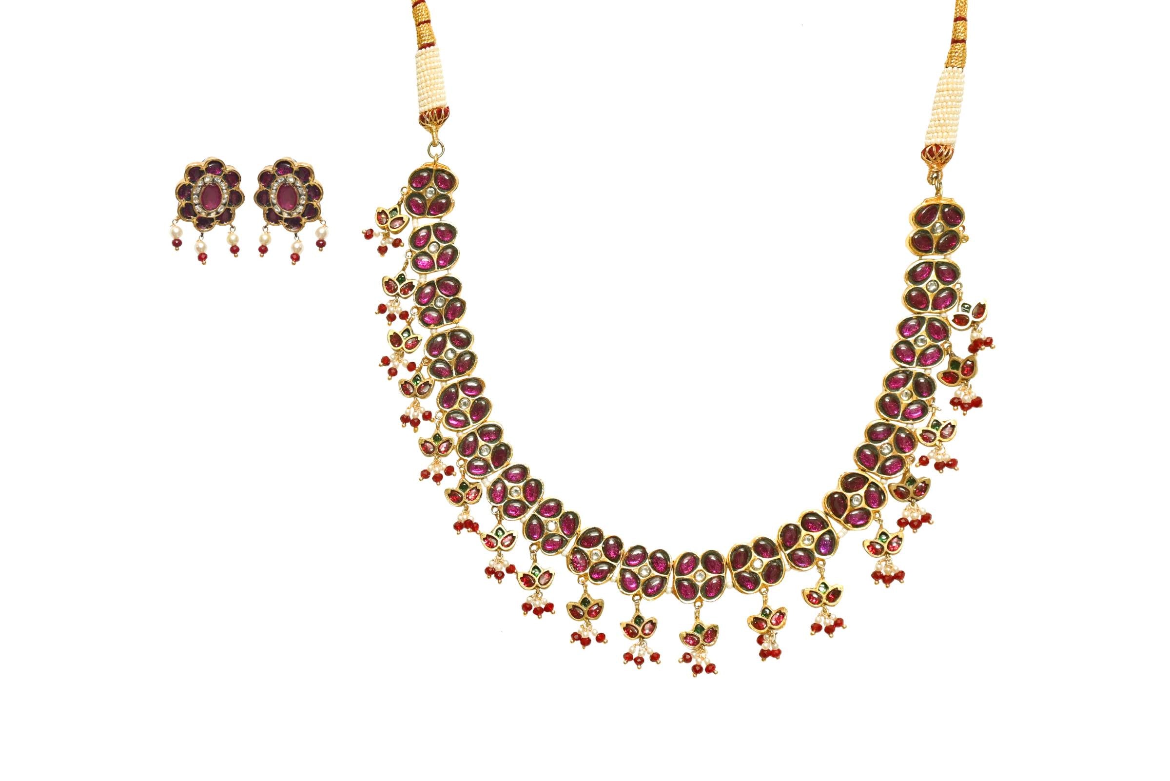 Traditional Ruby Jewelry Set By Fluorite