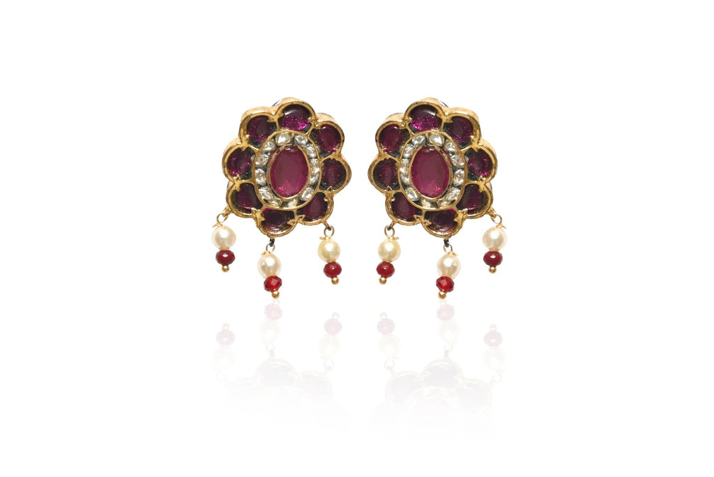 Traditional Ruby Jewelry Set By Fluorite