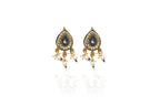 Polki Kundan Necklace Set By Fluorite