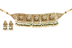 Kundan Choker Earring Set By Fluorite
