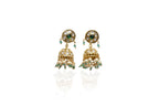 Emerald Kundan Jewellery Set By Fluorite