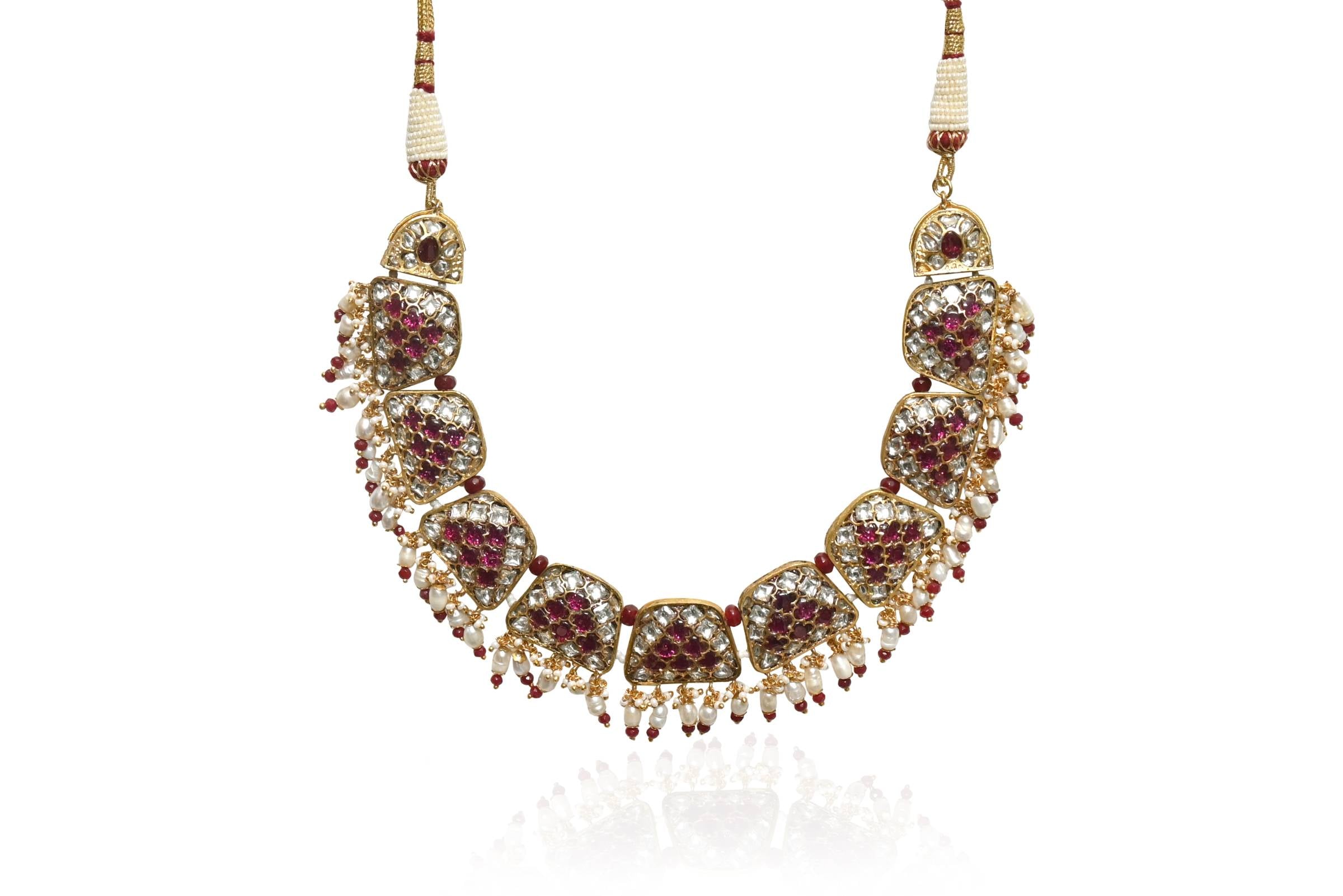 Ruby Pearl Jewelry Set By Fluorite