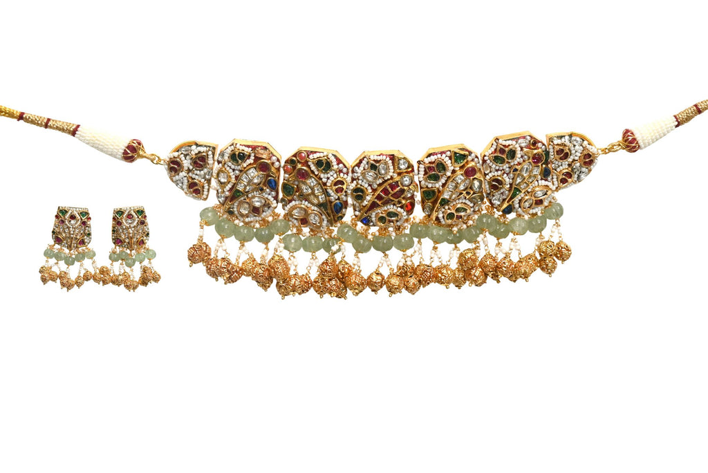 Ethnic Kundan Jewellery Set By Fluorite