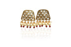 Kundan Pearl Jewellery Set By Fluorite