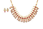 Ruby Pearl Kundan Set By Fluorite
