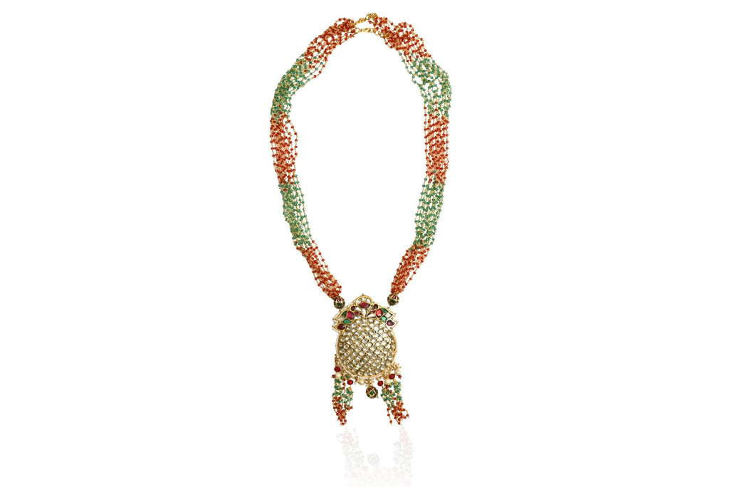 Traditional Beaded Jewellery Set By Fluorite