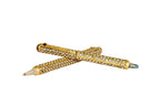 Luxury Gold & Crystal Embellished Pen Set
