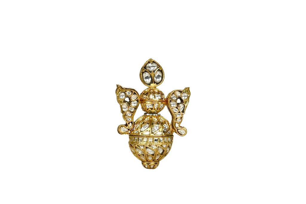 Traditional Gold Polki Pendant