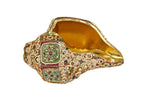 Ornate Gemstone & Gold Embellished Conch