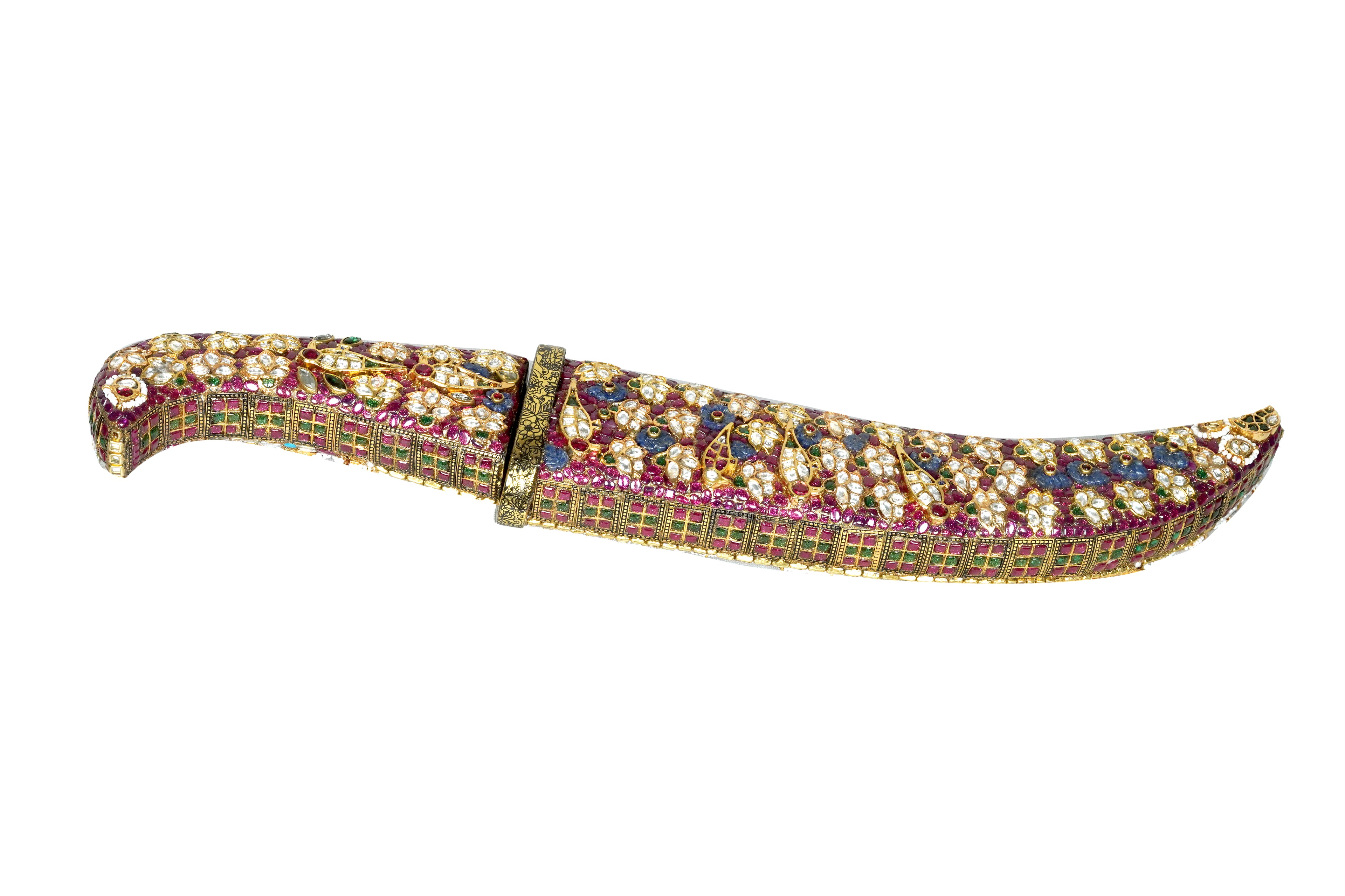 Ornate Gem-Embellished Ceremonial Dagger