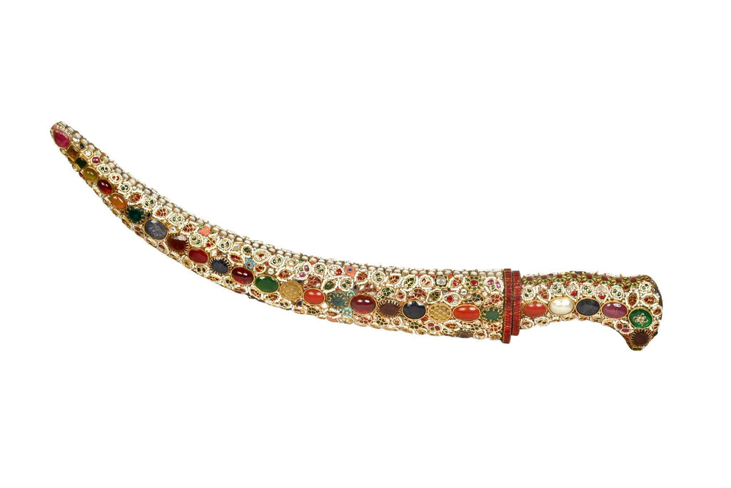Ornate Jeweled Ceremonial Dagger