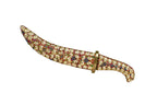 Ornate Gem-Embellished Ceremonial Dagger
