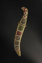 Ornate Gem-Embellished Ceremonial Dagger